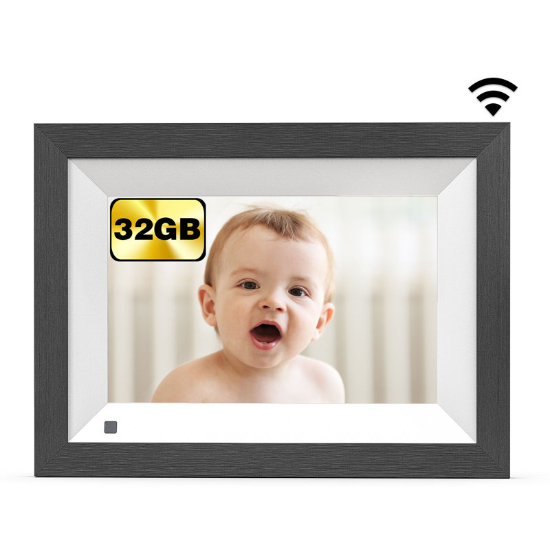 NexFoto 8 Inch WiFi Digital Picture Frame with 32GB Storage Perfectly
